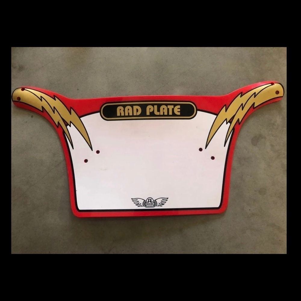 SE FAST RIPPER NUMBER PLATE